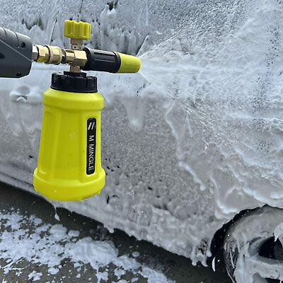 #ad Snow Foam Lance Cannon Soap Bottle Sprayer for Pressure Washer Gun Jet Car Wash $42.99