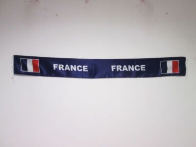 FAN SHAL FRANKREICH satin - FRANZÖSISCHE FANSHAL - Halstuch AZ FLAG - Neu