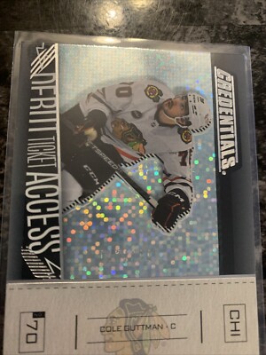 Cole Guttman  2023-24 Credentials Hockey Debut Ticket Access 023/799