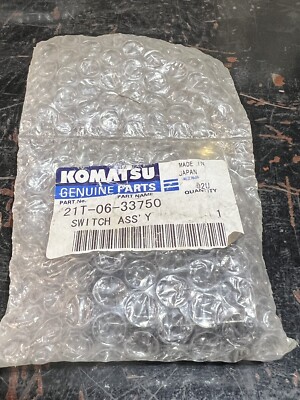 Genuine Komatsu 21T-06-33750 New OEM Boom Shockless Control Sensor Excavator PC