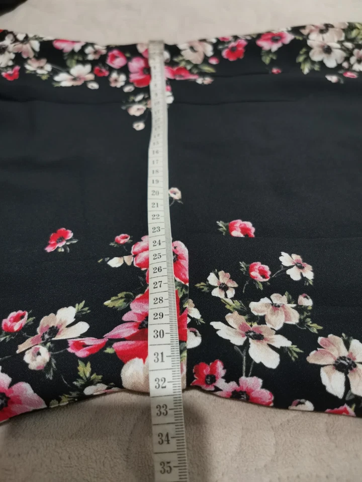 🆓US🛃 Dolce & Gabbana floral printed cady black dress IT 38 - Image 4 of 4