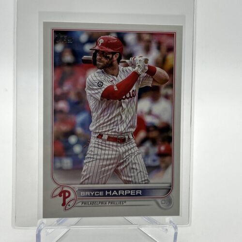 Carte de baseball Topps Bryce Harper 2022 #250 comme neuve LIVRAISON GRATUITE - Photo 1 sur 3