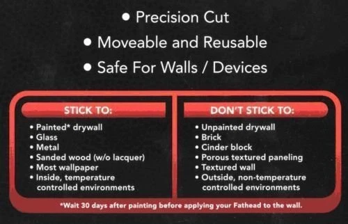 CALCOMANÍA DE PARED DAMUKONG SUH FATHEAD COMPAÑEROS DE EQUIPO DETROIT LIONS NEBRASKA HUSKERS 2011 Foto 2 de 3