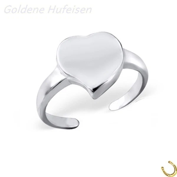 ZEHENRING Herz 925 Echt Silber Zehring Damen Mädchen Geschenkidee / *600**