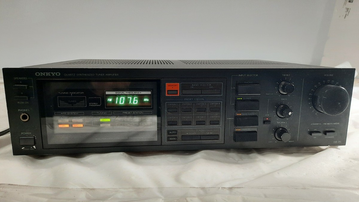 Onkyo TX-26 Quartz Synthesized Digital Stereo Receiver | eBay