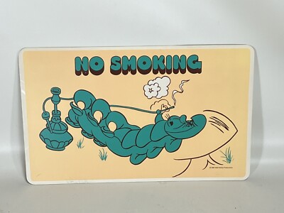 RARE Disneyland No Smoking Backstage Cast Member Alice in Wonderland Park  Sign | eBay