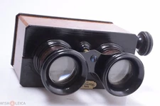 ✅ VERASCOPE RICHARD RARE*  C.1900 STEREOSCOPE, STEREOSKOP 45X107MM STEREO VIEWER