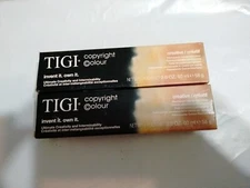 Lot of 2 TIGI 9/35 Very Light Golden Mahogany Blonde Creative Demi Permanent 