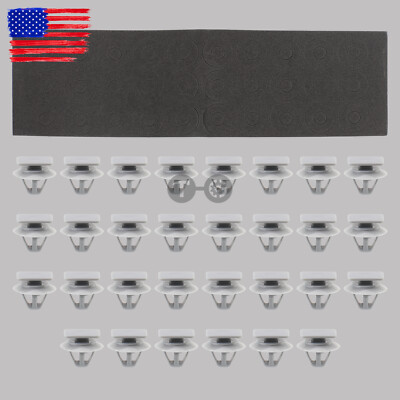 60645 KD5351SJ3A - 30pcs Stone Guard Moulding Clip for Mazda KD53-51-SJ3A