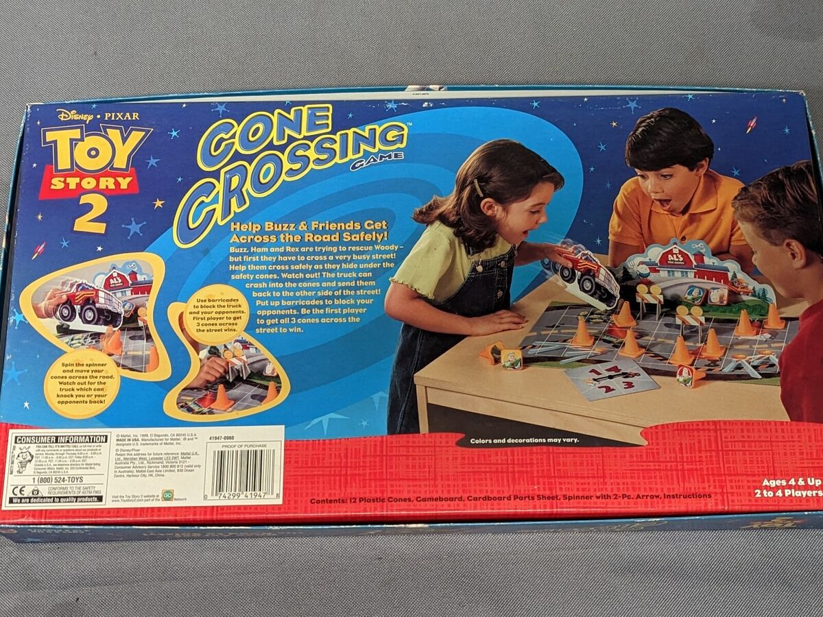 Mattel Toy Story 2 Cone Crossing Board Game 1999 Complete for sale online