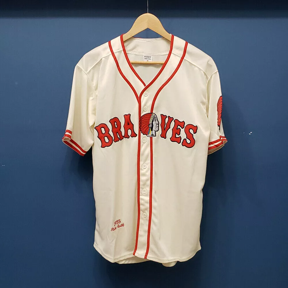 1935 Babe Ruth #3 Braves Baseball Jerseys Boston Throwback