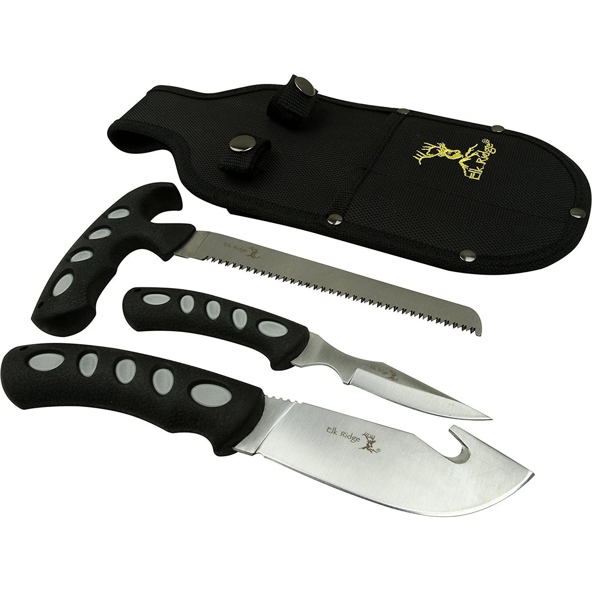 3 PIECE ELK RIDGE GAME HUNTING SKINNING KNIFE SET Fish Skinner Gut