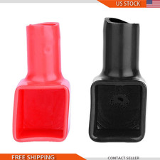 2pcs Battery Terminal Cover Red And Black Lawnmower 2pcs Battery Terminal Cover Red And Black Lawnmower