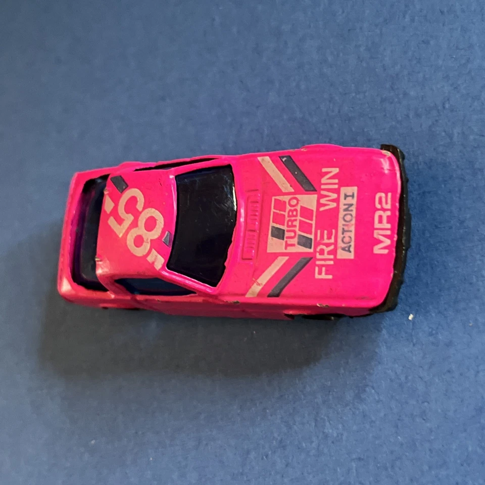 MACCHININA AUTO MODELLINO - 7 X 3 CM - N.85 FIRE WIN TURBO ACTION I MR2 FUCSIA - Immagine 2 di 4