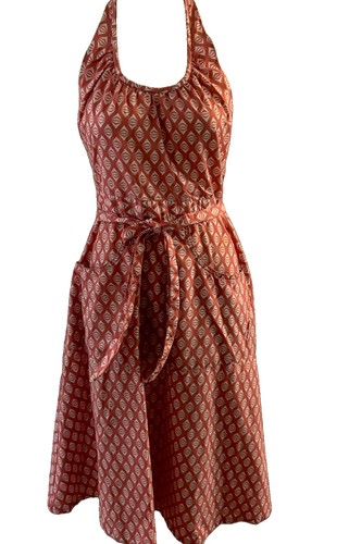 Vintage Delta Airlines Uniform Pat Ashley Wrap Apron Smock Small Adjustable 70s
