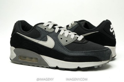 NIKE AIR MAX 90 USED SIZE 7 OFF NOIR BLACK PARTICLE GREY WHITE DA1641-003