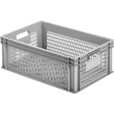Alutec 75060 Bac en plastique grillagé (l x H x P) 600 x 220 x 400 mm gris 1 - Photo 1/2