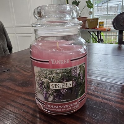 HTF Retired Black Label Wisteria Yankee Candle 22 oz Jar New Never Lit
