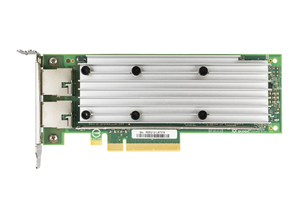 Network Card Dell Qlogic QL41162 2x10GbE RJ45 PCIe 3.0x8 2J3X7 - Image 2 of 3