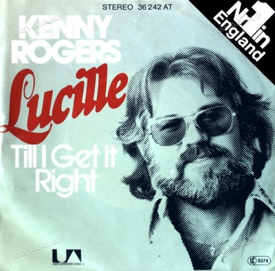 Kenny Rogers - Lucille / Till I Get It Right 7in 1976 (VG+/VG+) ''