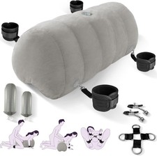 Sex Pillow Couples Toys, Heart Shaped Inflatable Cushion Furniture for...