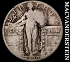1930 Silver Standing Liberty Quarter - Scarce  Better Date  No Reserve  #J8360