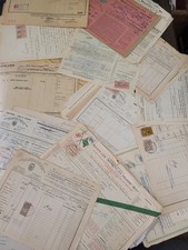 Lot De Documents Avec Timbre  Estampille De Controle