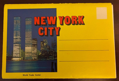 New York City Souvenir Folder - 13 Views  World Trade Center on Front c1975 (SF)