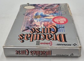CASTLEVANIA III 3 DRACULA'S CURSE NINTENDO NES GAME CIB COMPLETE W/ BOX & MANUAL