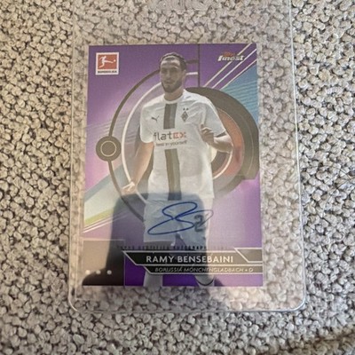 Topps Autogramm Autograph Auto Finest Bundesliga /99 Ramy Bensebaini Borussia RC