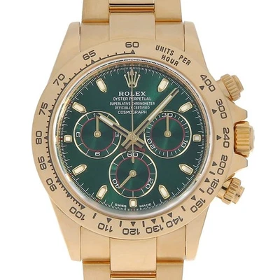 Rolex Cosmograph Daytona 116508 verde número aleatorio segunda mano para hombre - Imagen 1 de 4