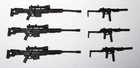 PURGE 46 - NF Beach Head Rifle SMG Lot - GIJOE CLASSIFIED SERIES 6" Scale 1/12