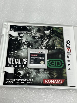 Metal Gear Solid Snake Eater 3D Nintendo 3DS - CIB Complete