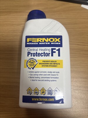Fernox F1 INHIBITOR Central Heating Boiler Protector 500ml | eBay UK
