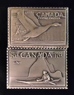 Lot of 2 Canada Royal Postage Bullion Mint-999 Silver 13 Grams Total Art Bars
