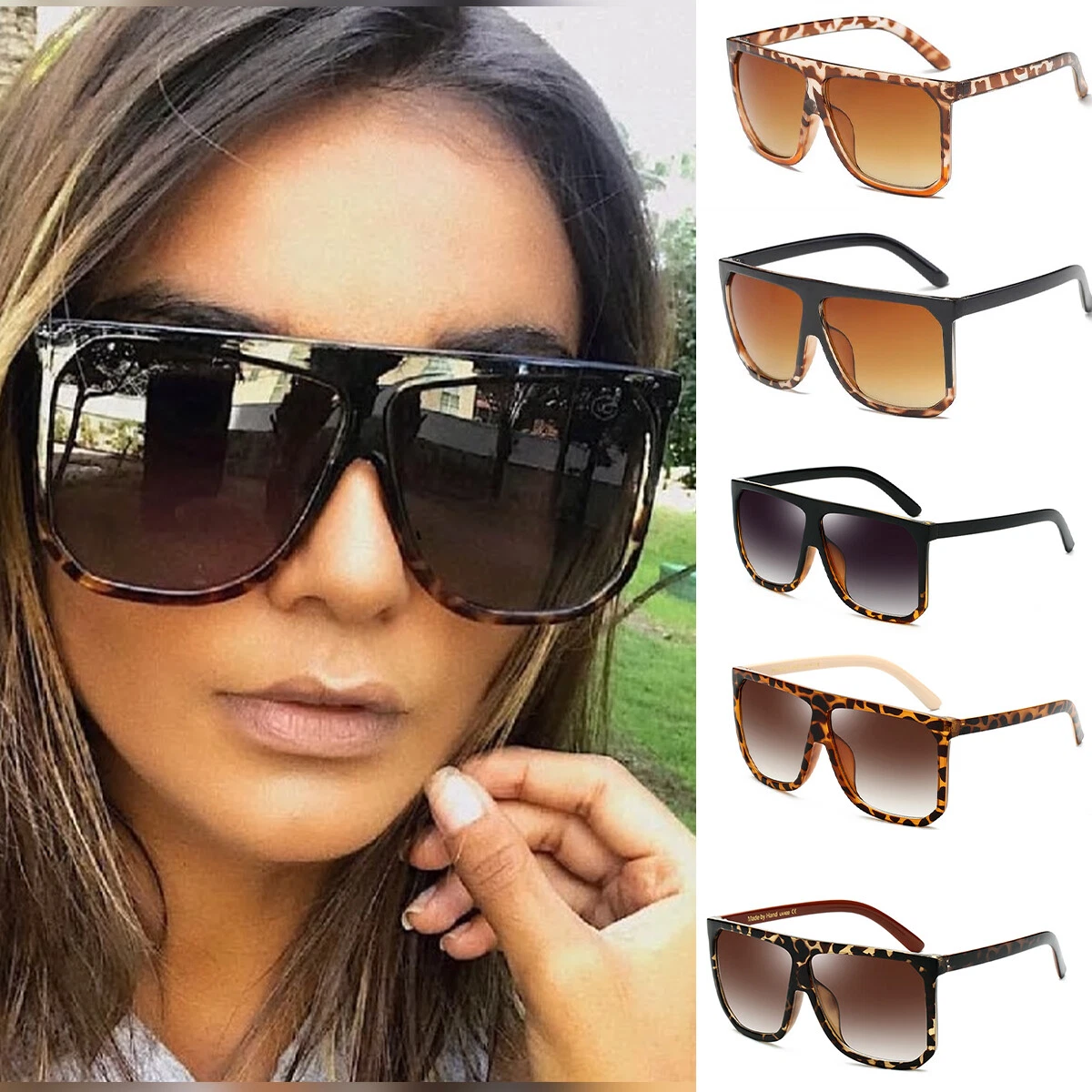 Leeway Fashion New Designer Brand Luxury Sunglasses | LW-1418 | Brown  Lenses | Ladies Large