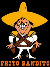FRITO BANDITO 2" x 3" Fridge MAGNET VINTAGE ART