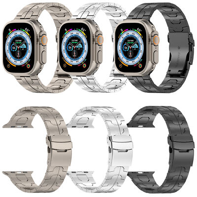 Titanium Classic Band For Apple Watch Ultra Series 10 9 8 7 6 42/44/45/46/49mm