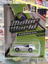 Greenlight 1:64 Motor World 1965 Shelby Cobra 427 S/C  Diecast Car Toy