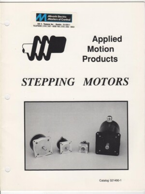 MINARIK ELECTRIC Masters of Control: Stepping Motors - Applied Motion Products