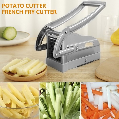 French Fry Cutter Stainless Steel Potato Chipper Fast Cutting Potato