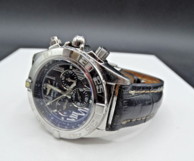Breitling Chronomat AB0110 Watch with leather band
