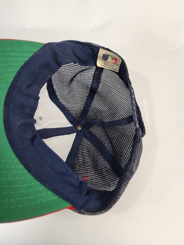 Atlanta Braves Twins Enterprise True Vintage Snapback Hat Cap Blue Red White MLB - Picture 5 of 6