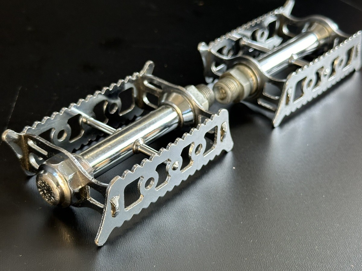 Vintage Lyotard Quill Pedals, Rat Trap Course #36, Road