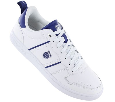 K-Swiss Herren Lozan Match Sneaker – Leder-Obermaterial, Retro Tennislook, Bequem