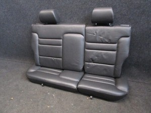 LEDER Rücksitzbank Audi A3 S3 8L schwarz onyx Rückbank Ausstattung