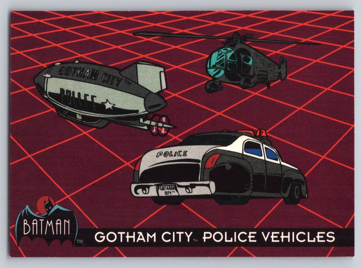 1993 Batman The Animated Series #45 Gotham City Police Vehicles | eBay