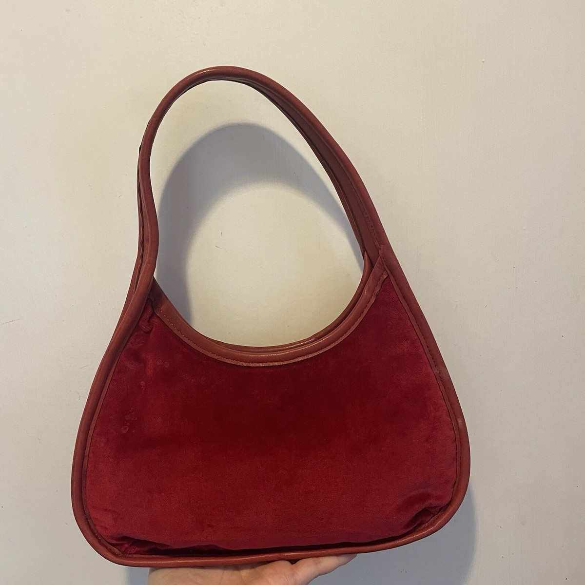 Vintage Coach Red Velvet And Leather Ergo Purse | eBay Vintage Coach Red Velvet And Leather Ergo Purse | eBay