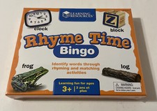 New/Sealed Rhyme Time Bingo Game by Learning Resources - Ages 3 