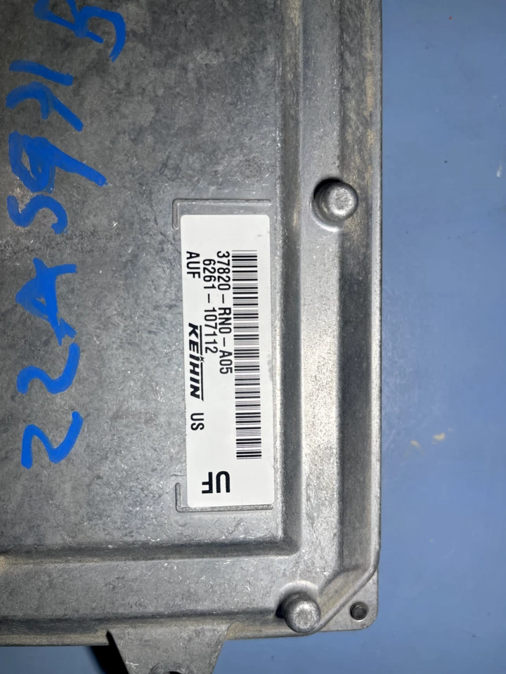 Pilot Computer Brain Engine Control 2012 ECU ECM EBX Module 37820-RN0-A05 Foto 2 de 4